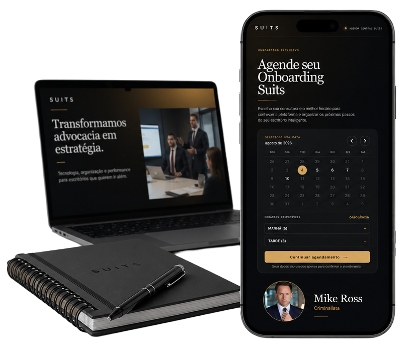 Call de apresentação e treinamento da plataforma Suits